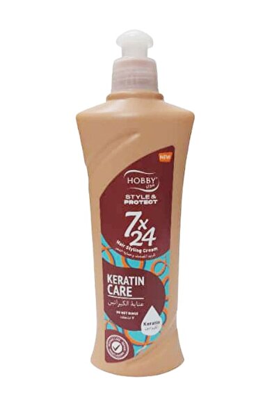 Hobby كريم تصفيف الشعر 7 × 24 كيراتين كير 250 مل