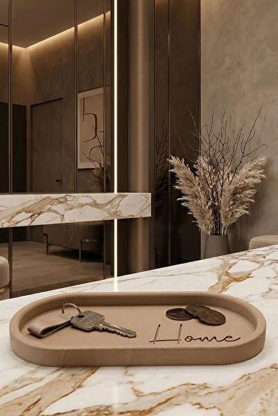 Modern Ev Aksesuarları Modern Dekoratif Anahtarlık Tepsisi | Minimal Giriş Or...