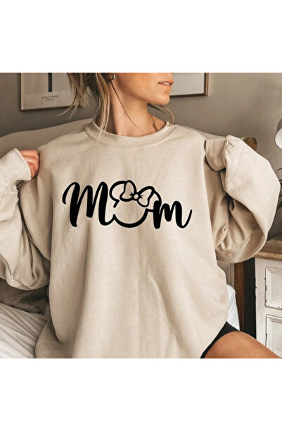 EYAX MODA Women's Printed Crew Neck Sweatshirt