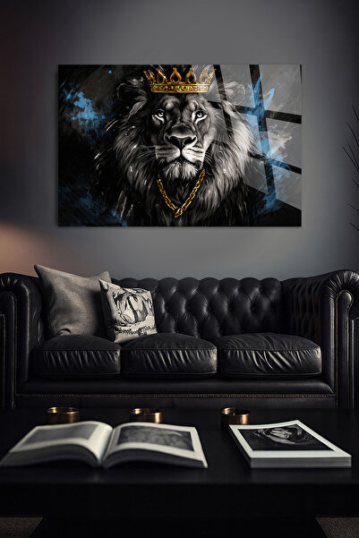 TAULART ΠΡΑΓΜΑΤΙΚΟ ΑΝΕΦΛΕΞΙΜΟ ΓΥΑΛΙΝΟ ΤΡΑΠΕΖΙ ΒΑΣΙΛΙΣΣΑΣ ΛΙΟΝΤΑΡΙ ΜΕ ΧΡΥΣΗ ΚΟ...