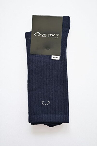 uniconf Men's long cotton sports socks, SBGW26(SPORT1 BL),