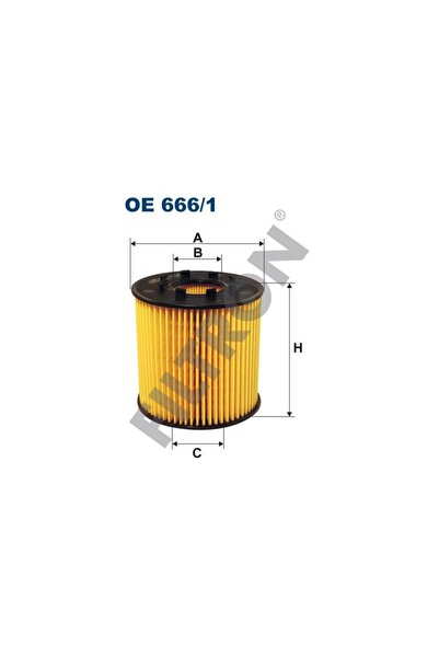 Filtron OE666/1 رينو إسباس لاجونا 2 ماستر 2-3 ترافيك 2 أوبل نيسان 00- فلتر زيت