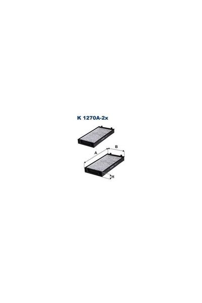 Filtron K1270A-2X فلتر هواء BMW E70 71 72 85 86 F15 16 07- K.POLEN FİLTRESİ