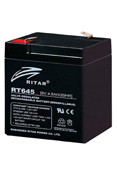 Ritar Baterie plumb-acid VRLA AGM de 6V - 4.5Ah