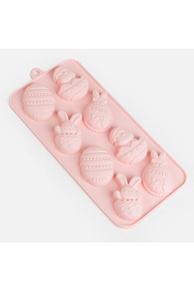 ZanaCasei Φόρμα Σιλικόνης με 8 Σχέδια Αυγών & Λαγουδάκια 10,5x21εκ.