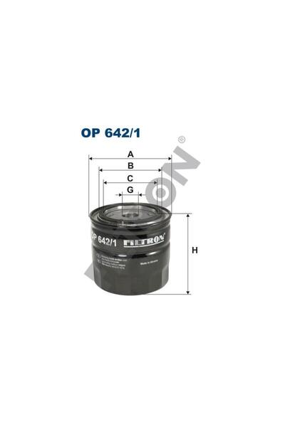 Filtron Oil Filter Renault Espace1-2-3 Laguna R18-20-21-25-30 80-