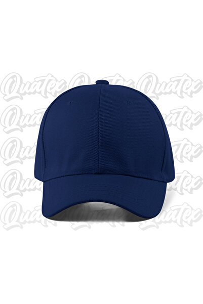 QUATEX Basic Plain Cotton Hat - Navy Blue Color 100% Cotton Gabardine Unisex ...