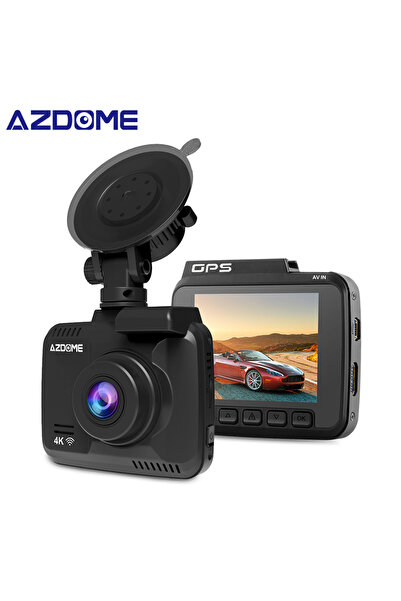 AZDOME كاميرا لوحة القيادة GS63H Pro بدقة 4K، قناتان بدقة 1080P، نظام تحديد ا...