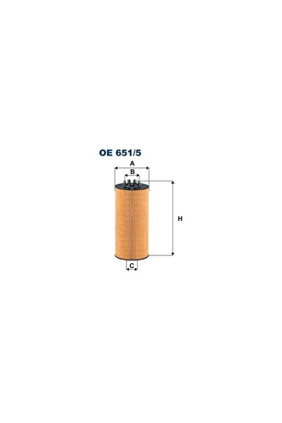 Filtron فلتر زيت OE651/5 لشاحنات مرسيدس بنز أكتروس 2 وأروكس وأتيجو 2