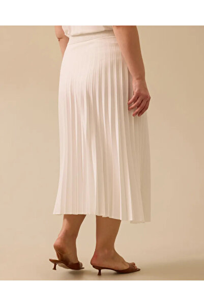 Gala-Xi Γυναικεία Midi Φούστα με Πλισέ Plus Size 10002511614003