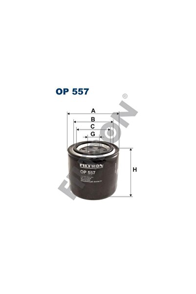 Filtron Op557 Oil Filter for Bobcat Gehl Hitachi Hyundai Isuzu Komatsu Opel Y...