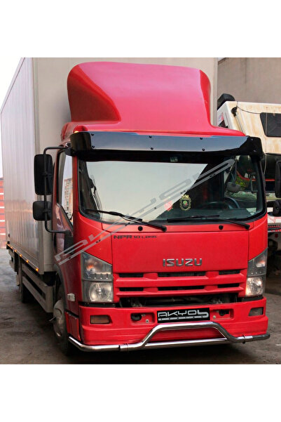 AKYOL OTO TUNİNG ISUZU NPR 8 10 3D LONG ÖN CAM GÜNEŞLİK ŞAPKA MİKA KULAKLI MODEL