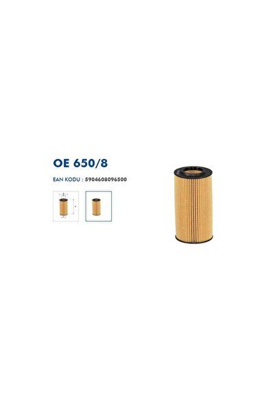 Filtron فلتر زيت OE650/8 لسيارات فولكس فاجن A4 A5 A6 A7 A8 Q5 Q8 أماروك تواري...