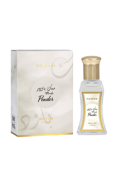 Naseem زيت عطر مسحوق المسك بتركيبة رول أون للرجال والنساء - 24 مل