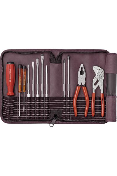 PB SWISS TOOLS PB 8219.BO Tool case interbl blades, Knipex universal pliers 1...