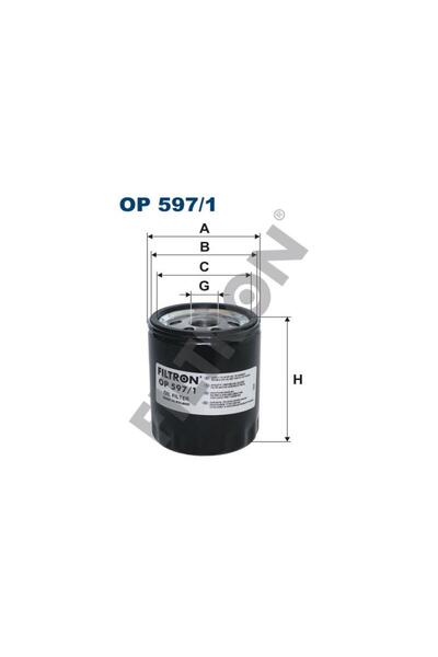 Filtron Op597/1 Mazda 2 3 6 Cx 13- Oil Filter