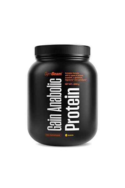 GymBeam Proteină Anabolică Gain, 1000 g, banană