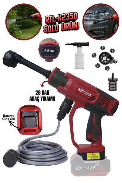 RETOOLS RTL-K2350 BORDO ARAÇ YIKAMA KAFA