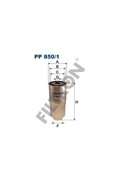 Filtron Pp850/1 Vag 100 90- Fuel Filter