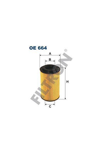 Filtron Oe664 Vag 911 Boxster Cayman 12- Oil Filter