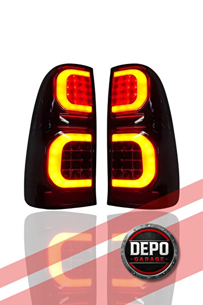 DEPO GARAGE Toyota Hilux Vigo 2012-2015 Uyumlu Smoke Led Stop - Dizayn B