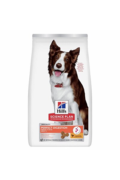 Hill's Hill’s SP Pft Dgstn Medium Adult 1+ Dog Chkn&Brown Rice 2.5Kg