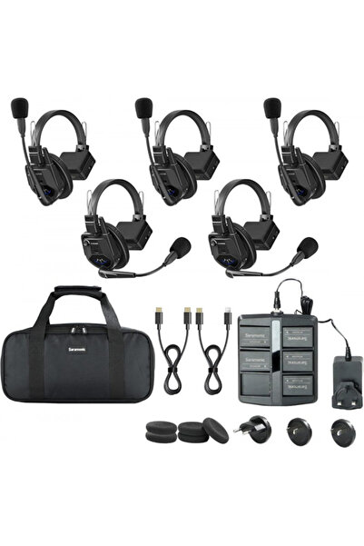 Saramonic WiTalk9 SE-5S 5-Person Full-Duplex Wireless Intercom System (2.4 GHz)