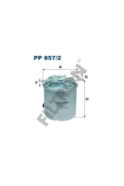 Filtron Pp857/2 Fuel Filter for Nissan Qashqai Xtrail Renault Kadjar Koleos 15-