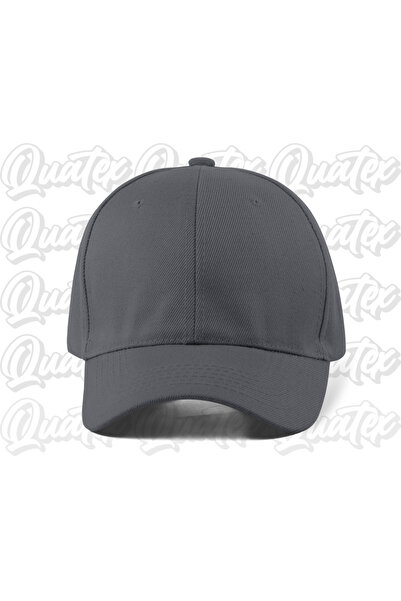 QUATEX Basic Plain Cotton Hat - Gray Color 100% Cotton Gabardine Unisex Model...