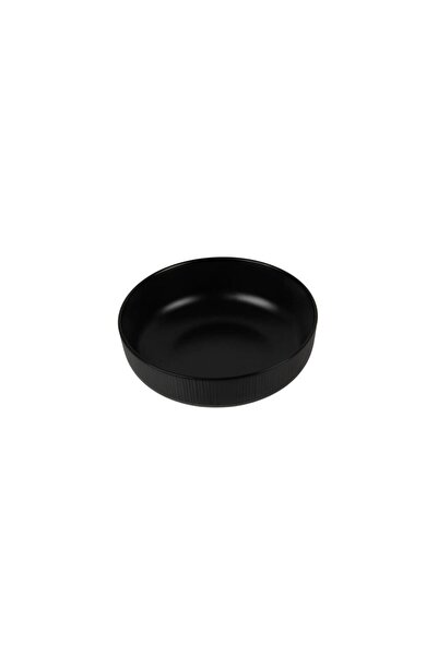 Globy Round Bowl Black 24.5×8 cm
