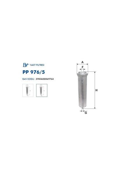 Filtron PP976/5 BMW E90 91 92 93 05- فلتر الوقود