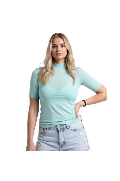 LUAN Women's Suitcase-type Blouse, with Collar, Slimfit, made of Cotton with ...