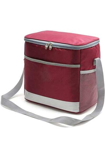 Alcoach حقيبة طعام حرارية قابلة للطي حقيبة غداء بسعة كبيرة 16 لتر مع عُلب غدا...