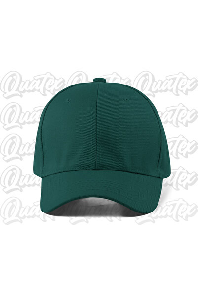 QUATEX Basic Plain Cotton Hat - Green Color 100% Cotton Gabardine Unisex Mode...