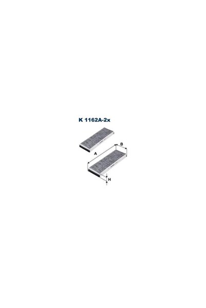 Filtron K1162A-2X Vag A6 04- Pollution Filter