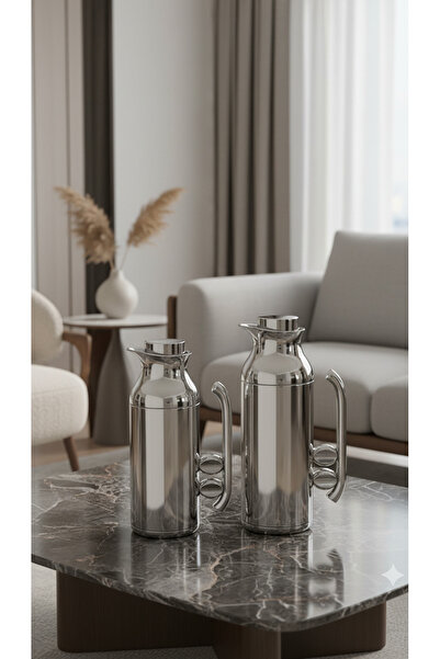 Generic 1 liter/750ml tea and coffee thermos set