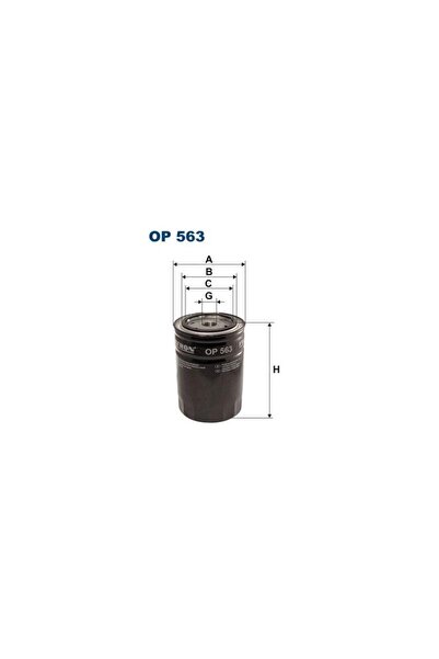 Filtron Op563 Alfa Ford Lancia Land Vag Ikarus Man Rvi Volvo Benford Oil Filter