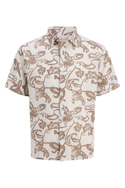 Jack & Jones Ανδρικό πουκάμισο με γιακά Resort - Montauk