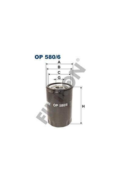 Filtron Op580/6 Rover Mg Rover75 01- Oil Filter