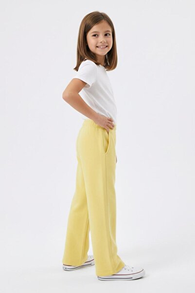 MiaBaby Момичешки прави панталони с широки крачоли