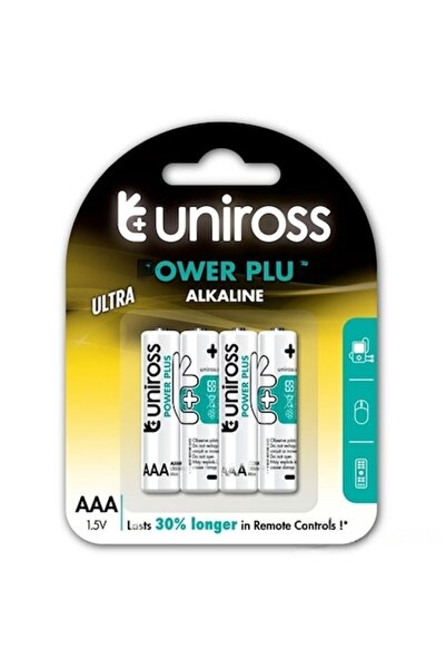 Uniross Baterie alcalină LR03/4BP 1.5V AAA