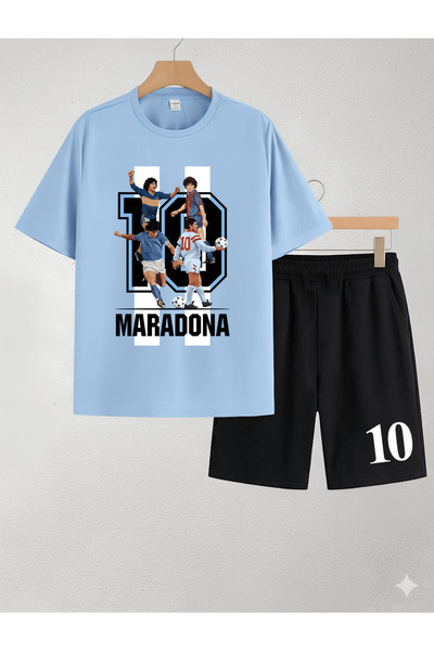 MAGORS Maradona Diego Armando Printed 100% Cotton Crewneck Children's T-Shirt...