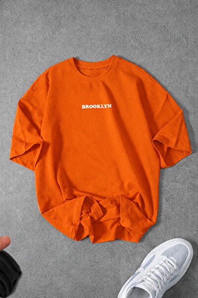 Revasser Unisex Men/Women Broo Custom Text Printed Oversize Crew Neck Combed ...