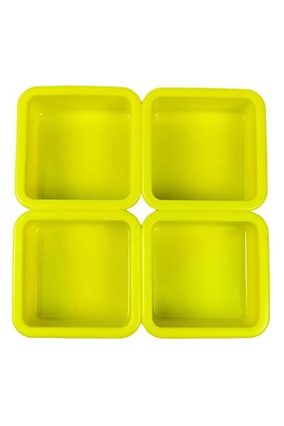 topbazar Set of 4 Square Silicone Molds TopBazar®