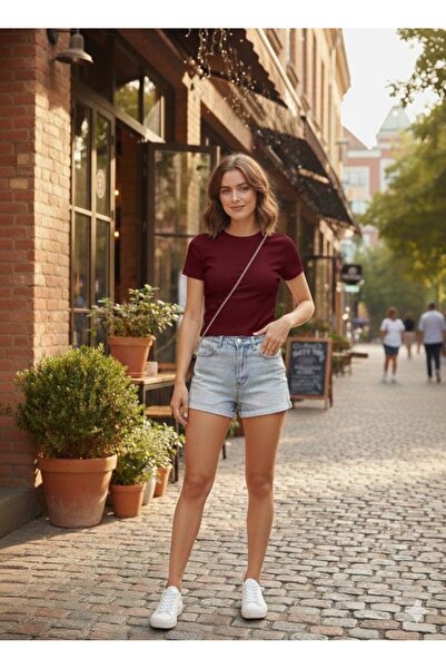 AmorLuxe Women's Crew Neck Solid Color Camisole Blouse