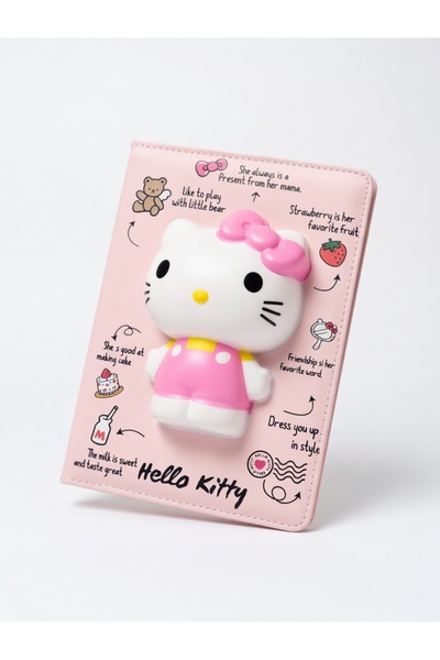 genelart Hello Kitty squishy (skuşi) çizgili defter