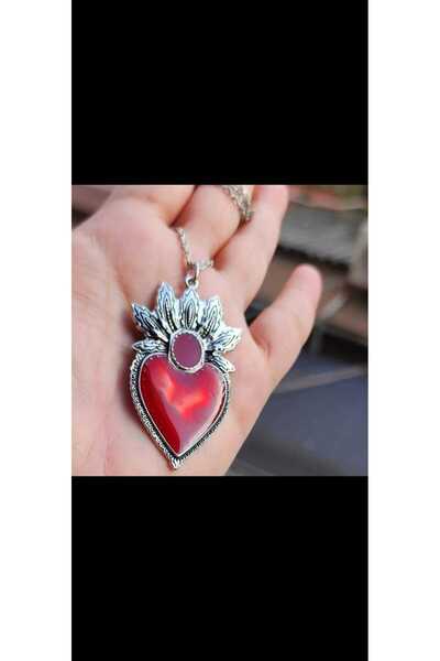 MİLALAZO Gothic Punk Heart Necklace