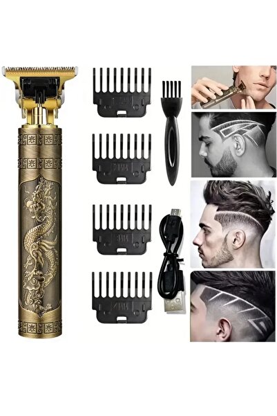 CP-0685 ŞarjlI Saç Ense Sakal Traş Makinesi Hair Clipper T Bıçaklı 0 Traş Tüm Vücut Tıraş Aleti