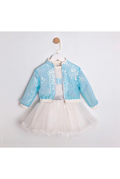 Belle La Bete Belle Pul Payetli 3’lü Kız Takım