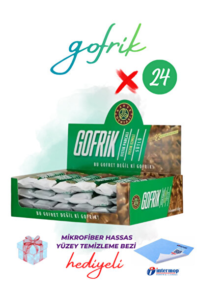 Kahve Dünyası Gofrik 24 Adet Sütlü Antep Fıstıklı Çikolata 33 Gr. Hediyeli Ha...